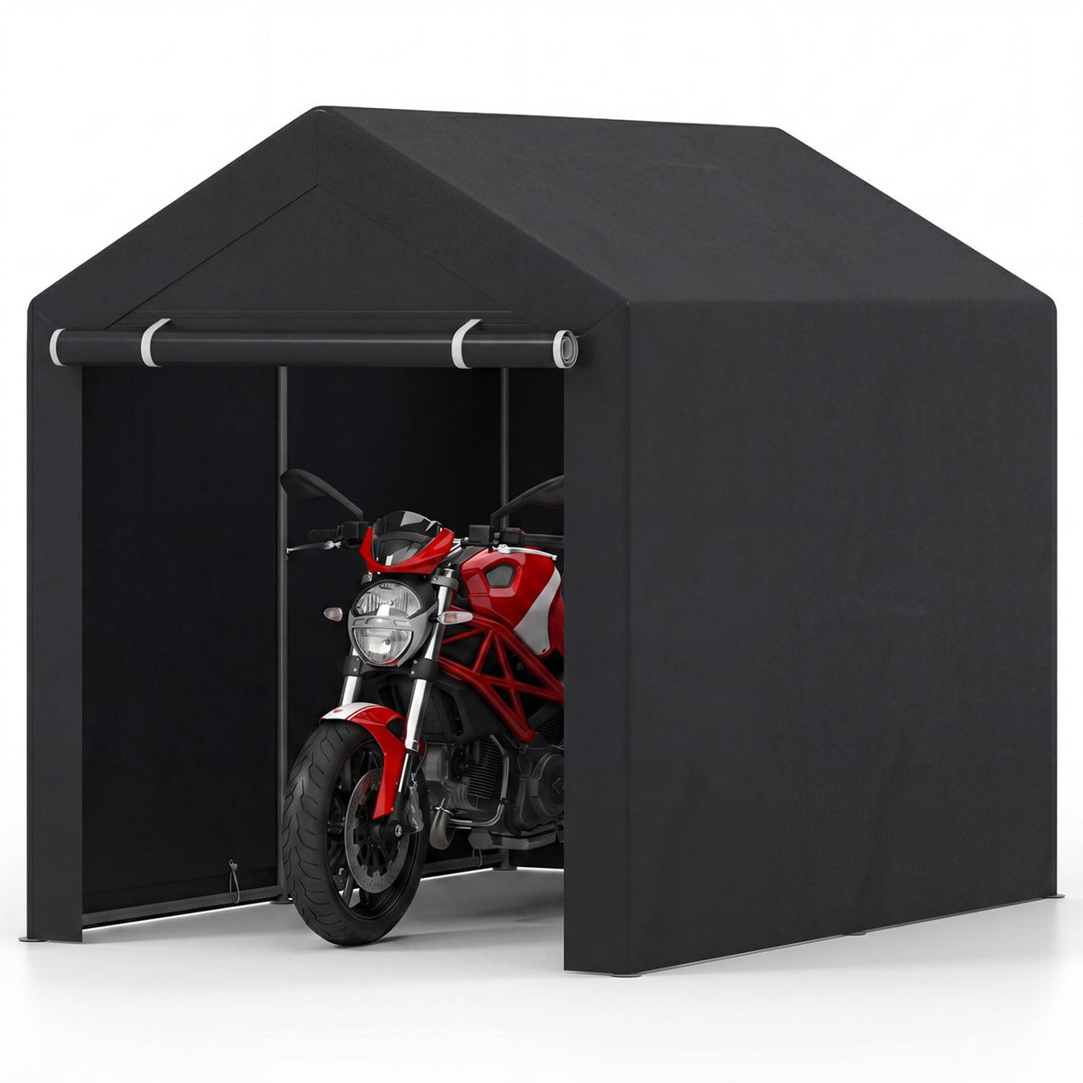 Portable Storage Shed with Roll-Up Zipper Door, photo 4 of 24