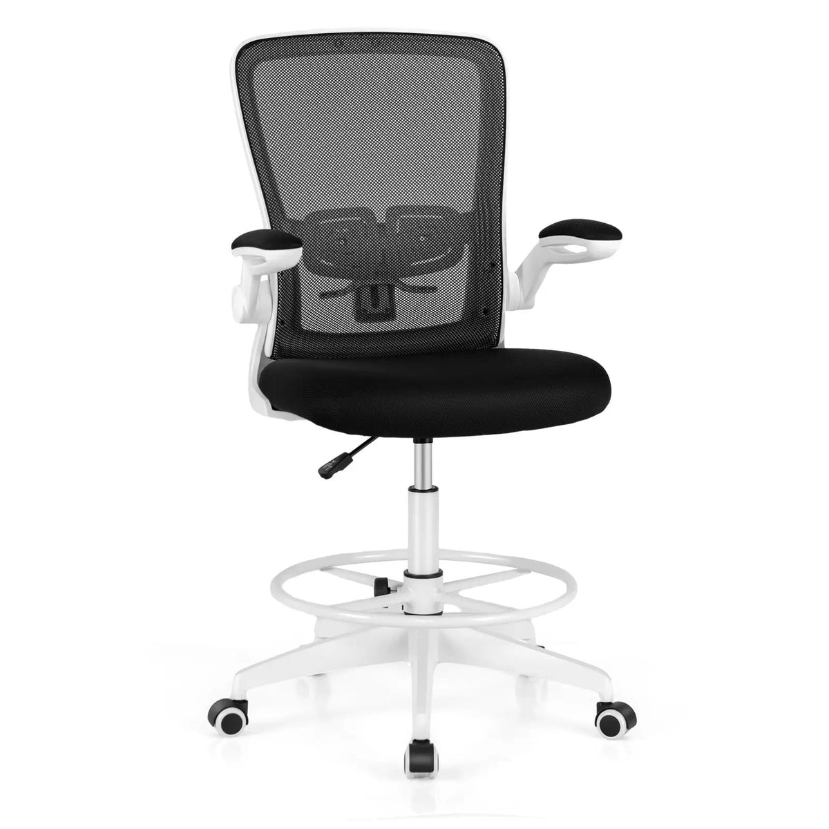 Height Adjustable Drafting Chair with Flip Up Arms, photo 12 of 12