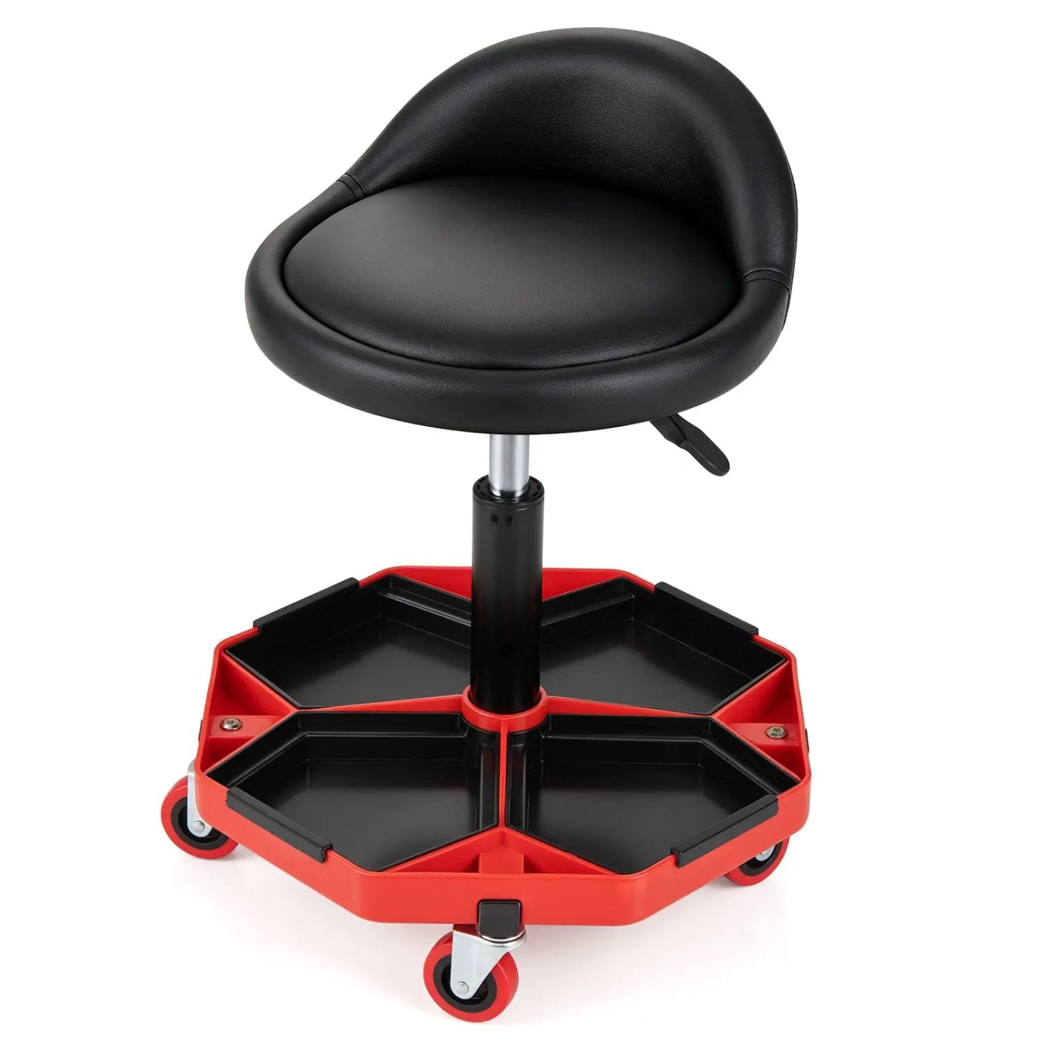 Adjustable Rolling Mechanic Seat with Storage Tray by DirectDeals