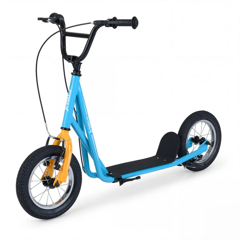 Height Adjustable Kid Kick Scooter with 12 Inch Air Filled Wheel by DirectDeals