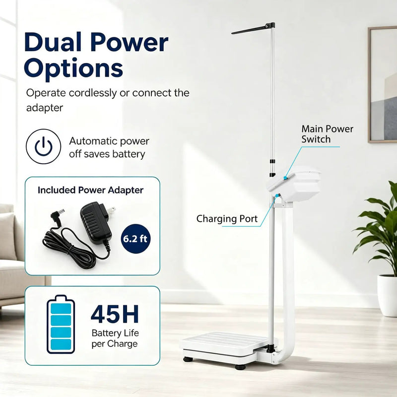 Digital Height and Weight Scale with LED Display 400 lbs by DirectDeals