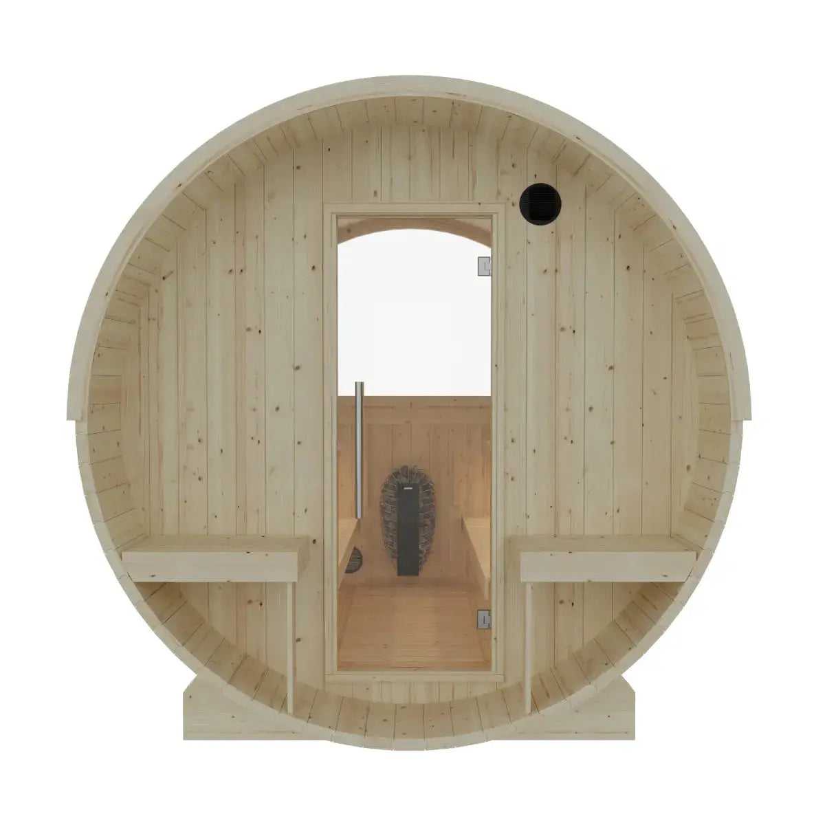 Helsinki Finnish Barrel Sauna with Terrace and WiFi Heater - Finnish Sauna Builders, photo 9 of 22