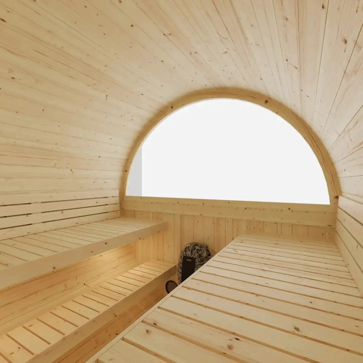 Helsinki Finnish Barrel Sauna with Terrace and WiFi Heater - Finnish Sauna Builders, photo 14 of 22