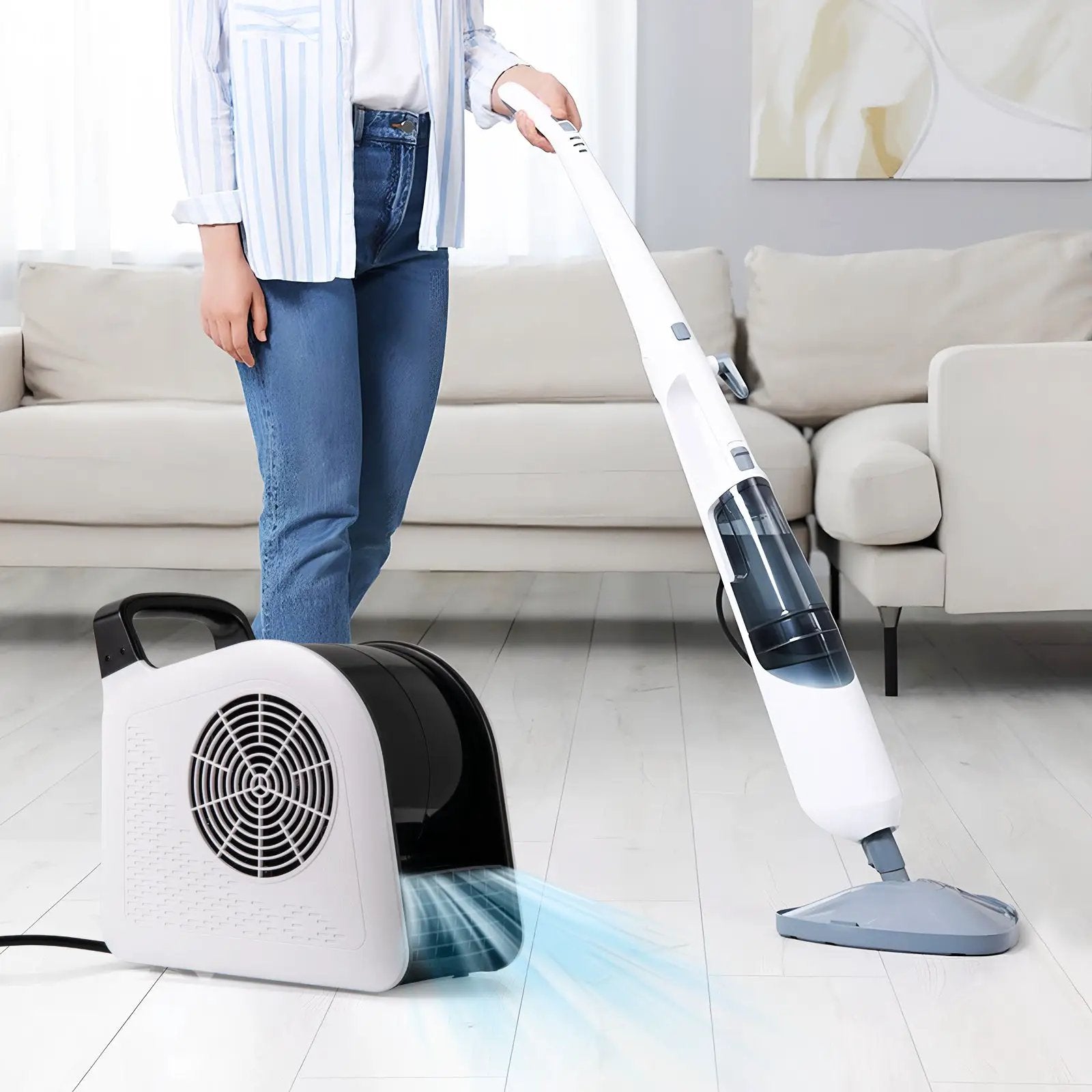 High Velocity Blower Fan Utility Air Mover with 3 Speeds and 185° Pivoting Head by DirectDeals