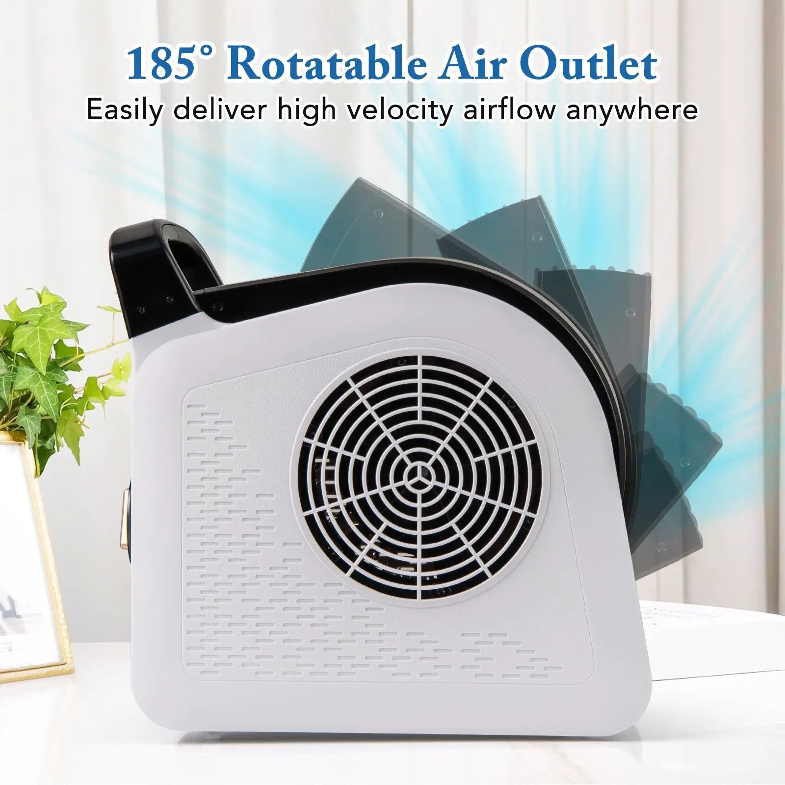 High Velocity Blower Fan Utility Air Mover with 3 Speeds and 185° Pivoting Head by DirectDeals