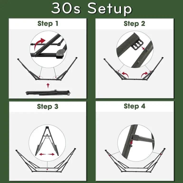 Tranquillo Universal Hammock Chair Set for Ultimate Relaxation by Megsu