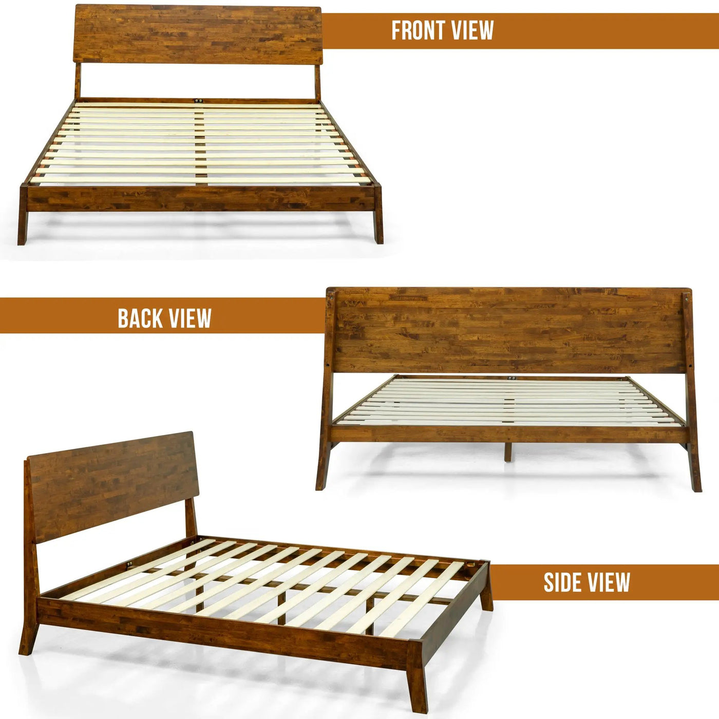 Serenity Solid Wood Bed Frame by Megsu