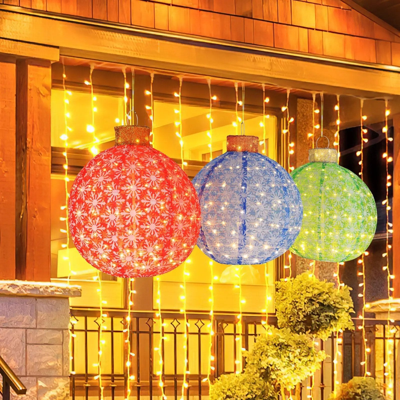 Pre-Lit Pop Up Christmas Ball Set with 300 LED Lights by DirectDeals