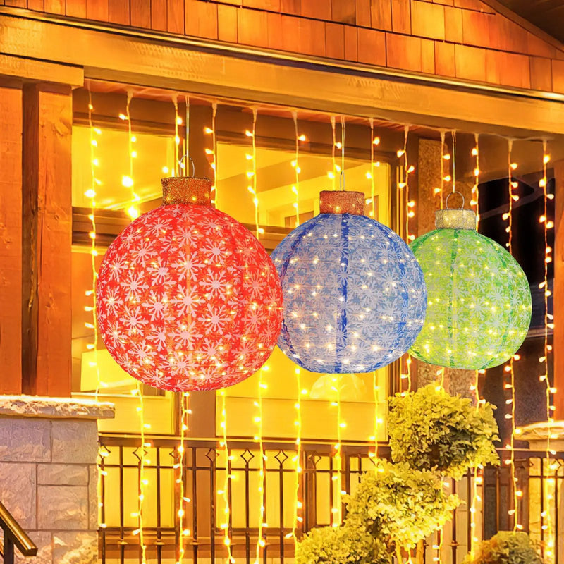 Pre-Lit Pop Up Christmas Ball Set with 300 LED Lights by DirectDeals