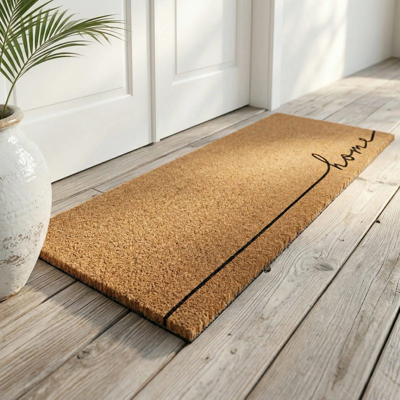 Home Line Art Coir Doormat by Fab Habitat