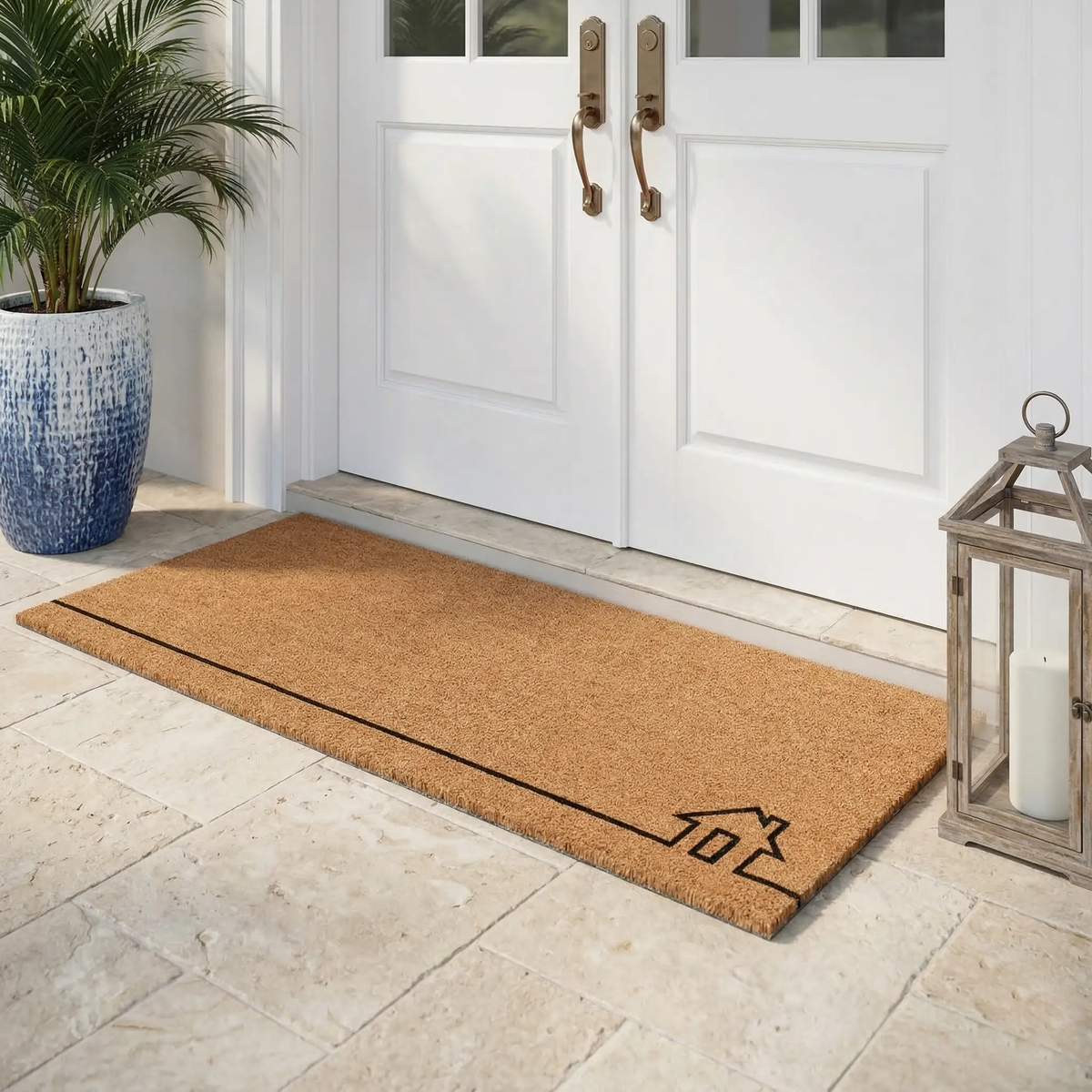 Home View - Natural Coir Doormat, photo 10 of 21