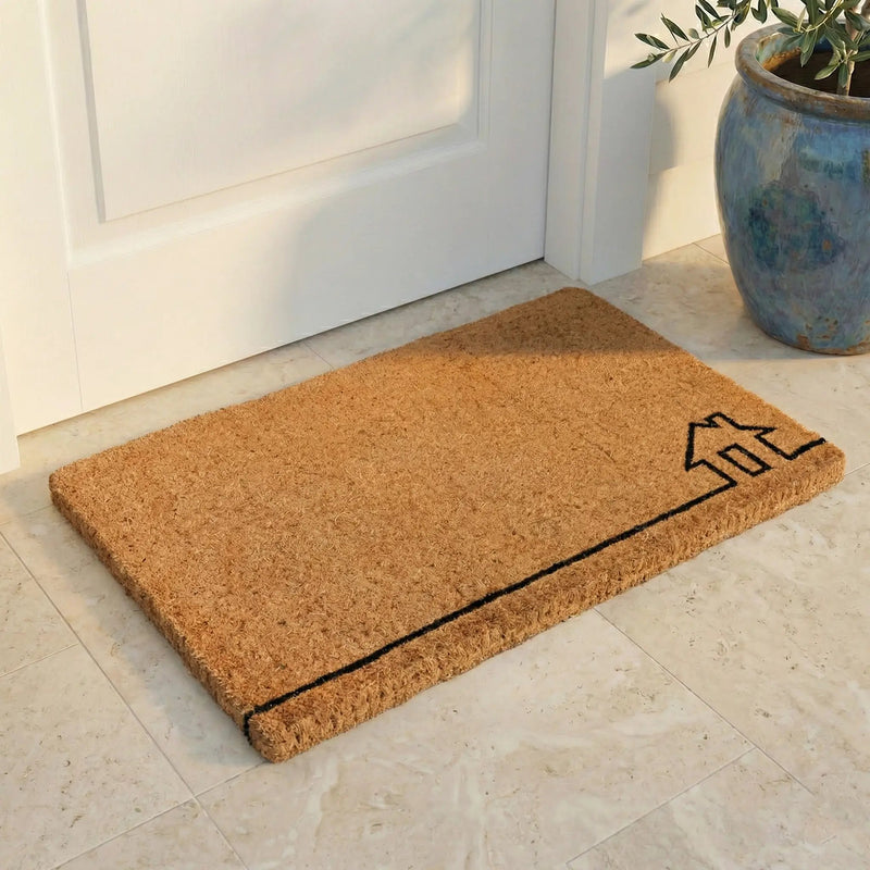 Home View - Natural Coir Doormat by Fab Habitat