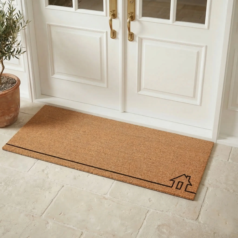 Home View - Natural Coir Doormat by Fab Habitat