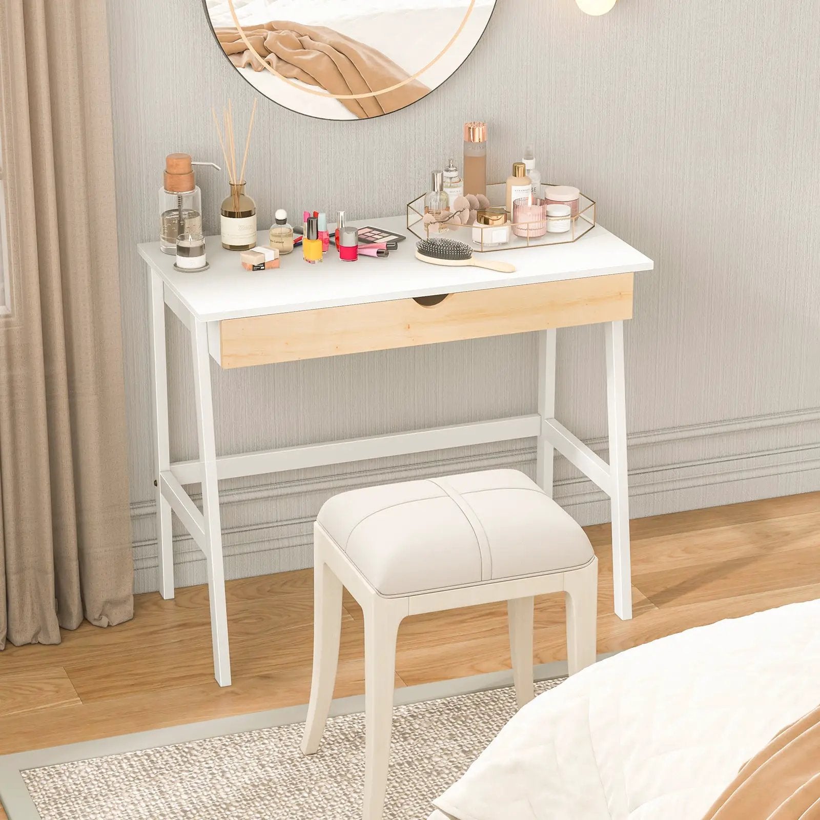 Wooden Computer Desk with Drawer for Home Office by DirectDeals
