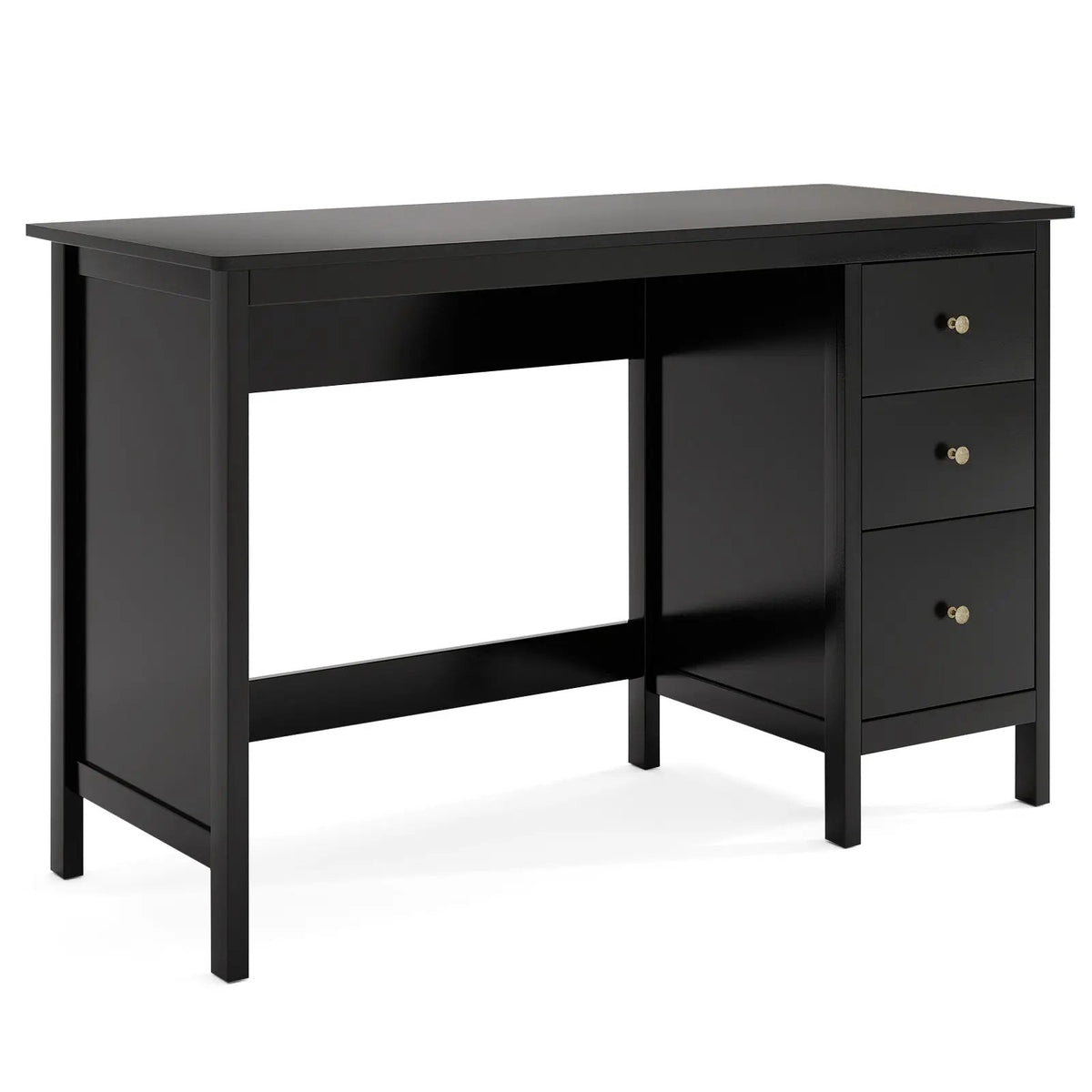 3-Drawer Home Office Study Computer Desk with Spacious Desktop, photo 3 of 10