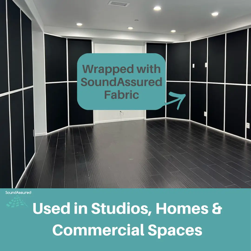 Dual Layer Acoustic Fabric for DIY Panels & Speakers by SoundAssured