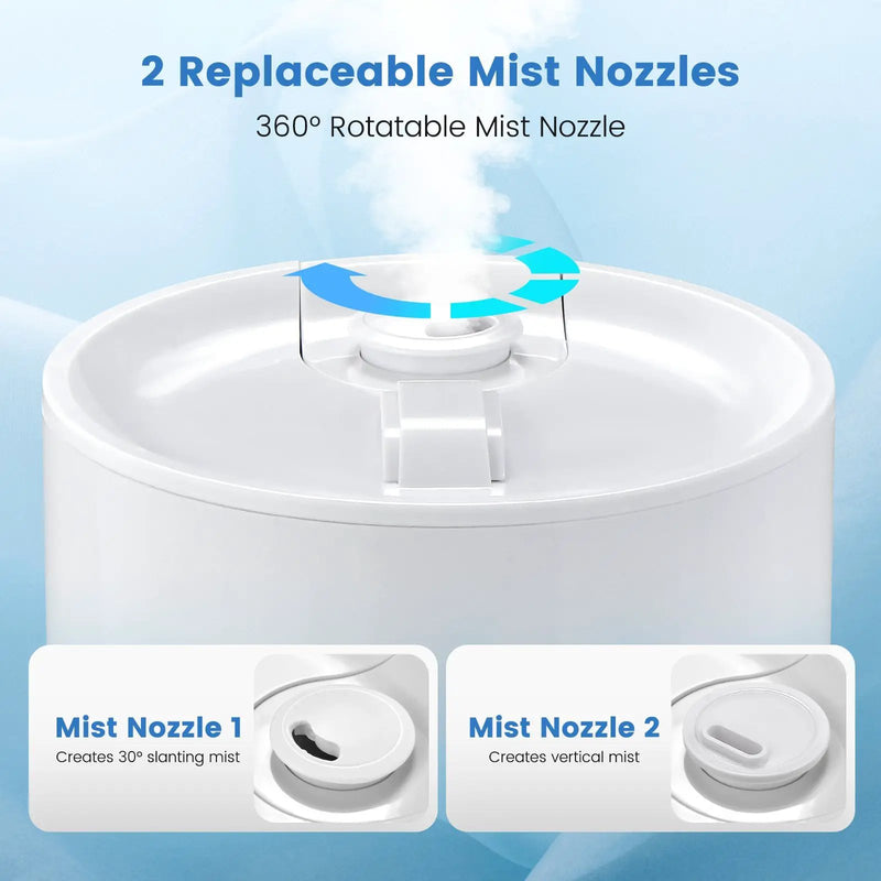 5.5L Cool Mist Humidifiers with Remote Control and 12 Hours Timer by DirectDeals