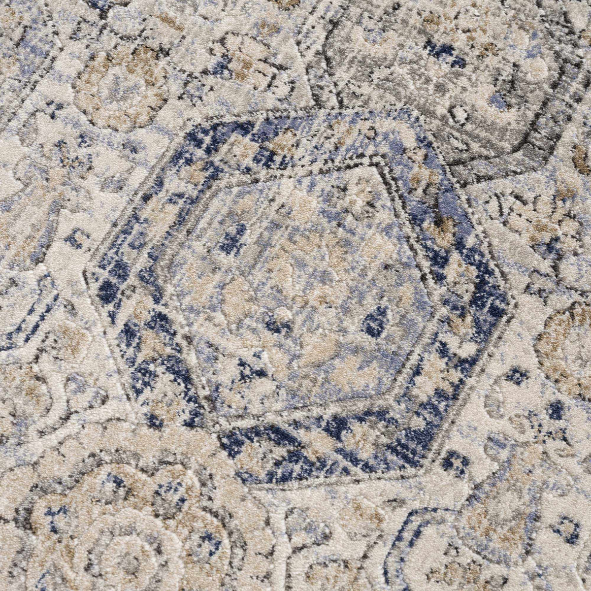 Parkerfield Cream & Blue Area Rug, photo 13 of 13