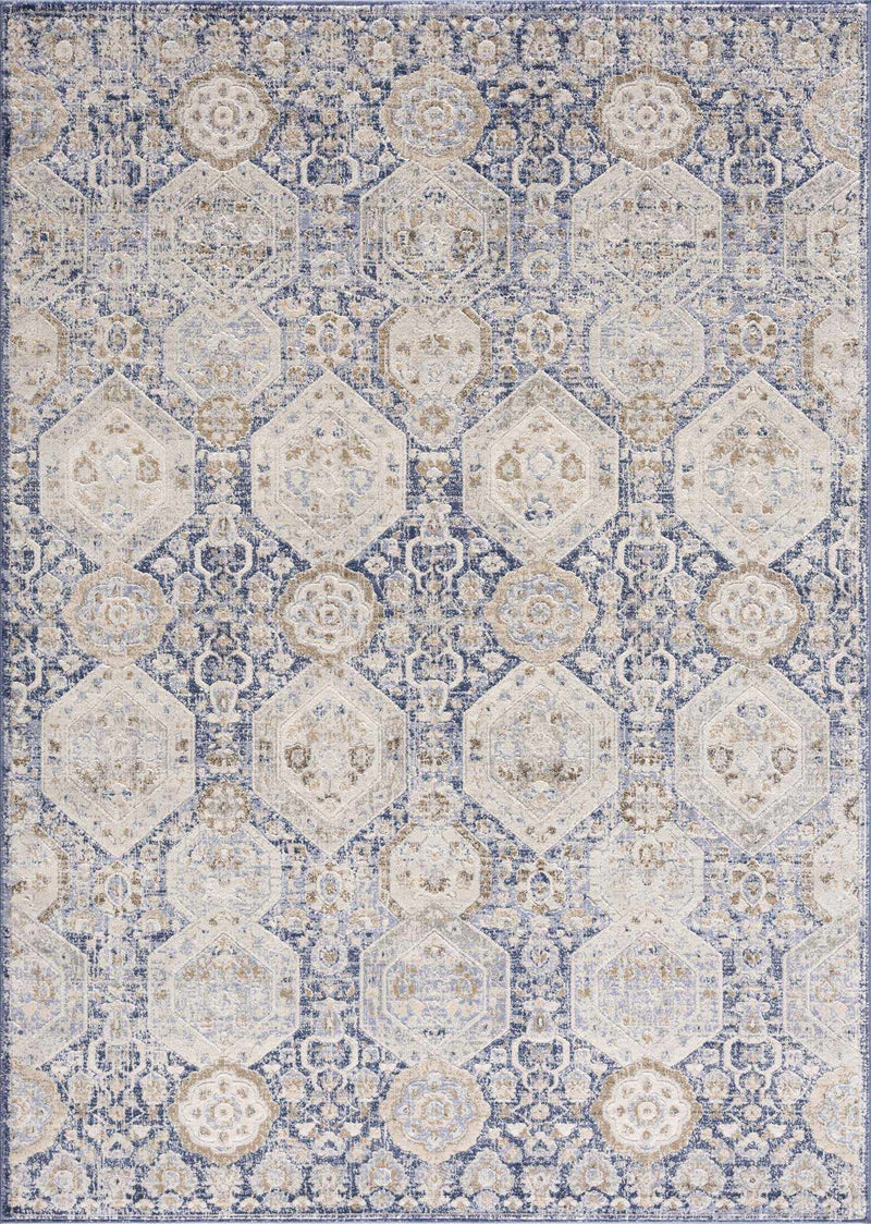 Parkerfield Blue Area Rug - Clearance by Boutique Rugs