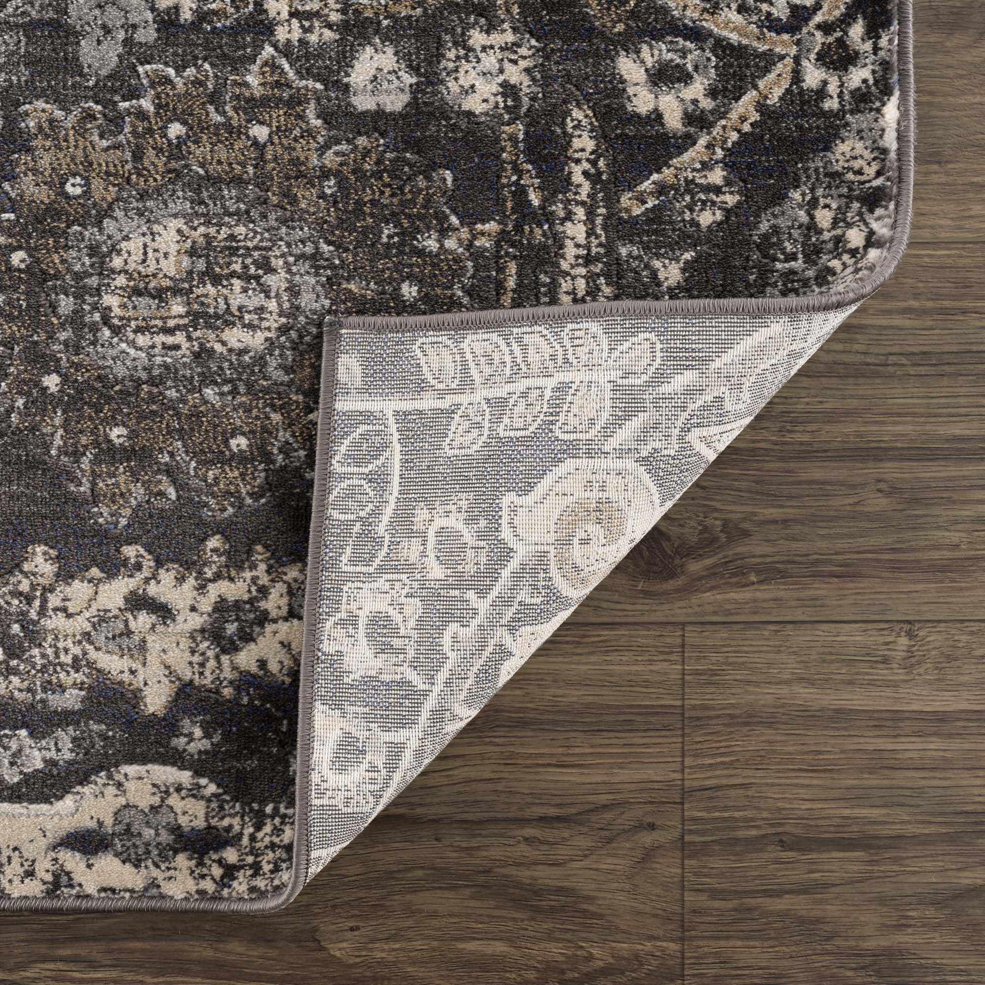 Georgiana Charcoal Area Rug by Boutique Rugs