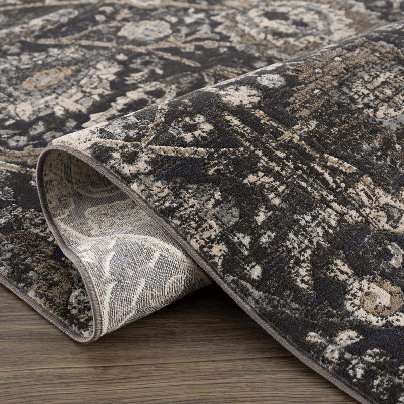 Georgiana Charcoal Area Rug by Boutique Rugs