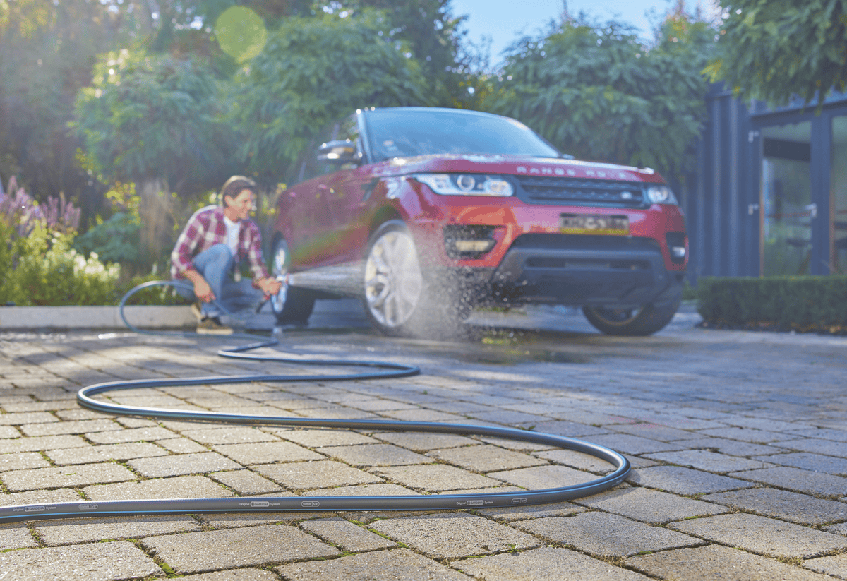 Garden Hose 30m 100ft. 5/8 X-Flow, provides flexible & reliable irrigation, photo 7 of 13