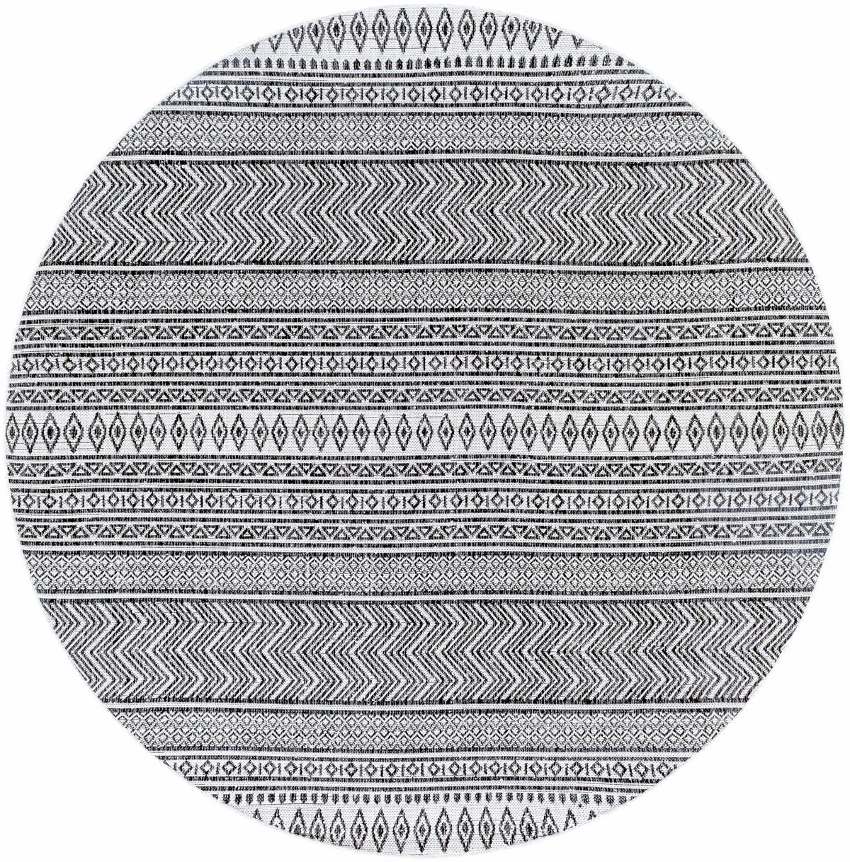 Imboden Black&White Outdoor Rug, photo 16 of 26