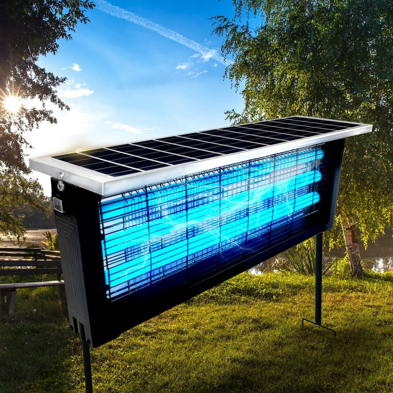 Solar Bug Zapper Outdoor, Wireless Portable Camping Mosquito Zapper 4500V For 3500 Sq.ft with Panel Sensor, Fly Traps with 10FT Extension Cord by Outdoor Solar Outlet