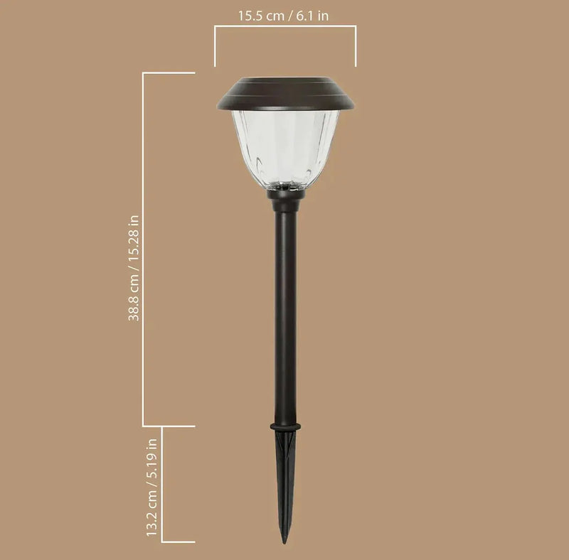 SmartYard (Member’s Mark) 5-Pack Oil-Rubbed Bronze LED Solar Path Lights by Outdoor Solar Outlet