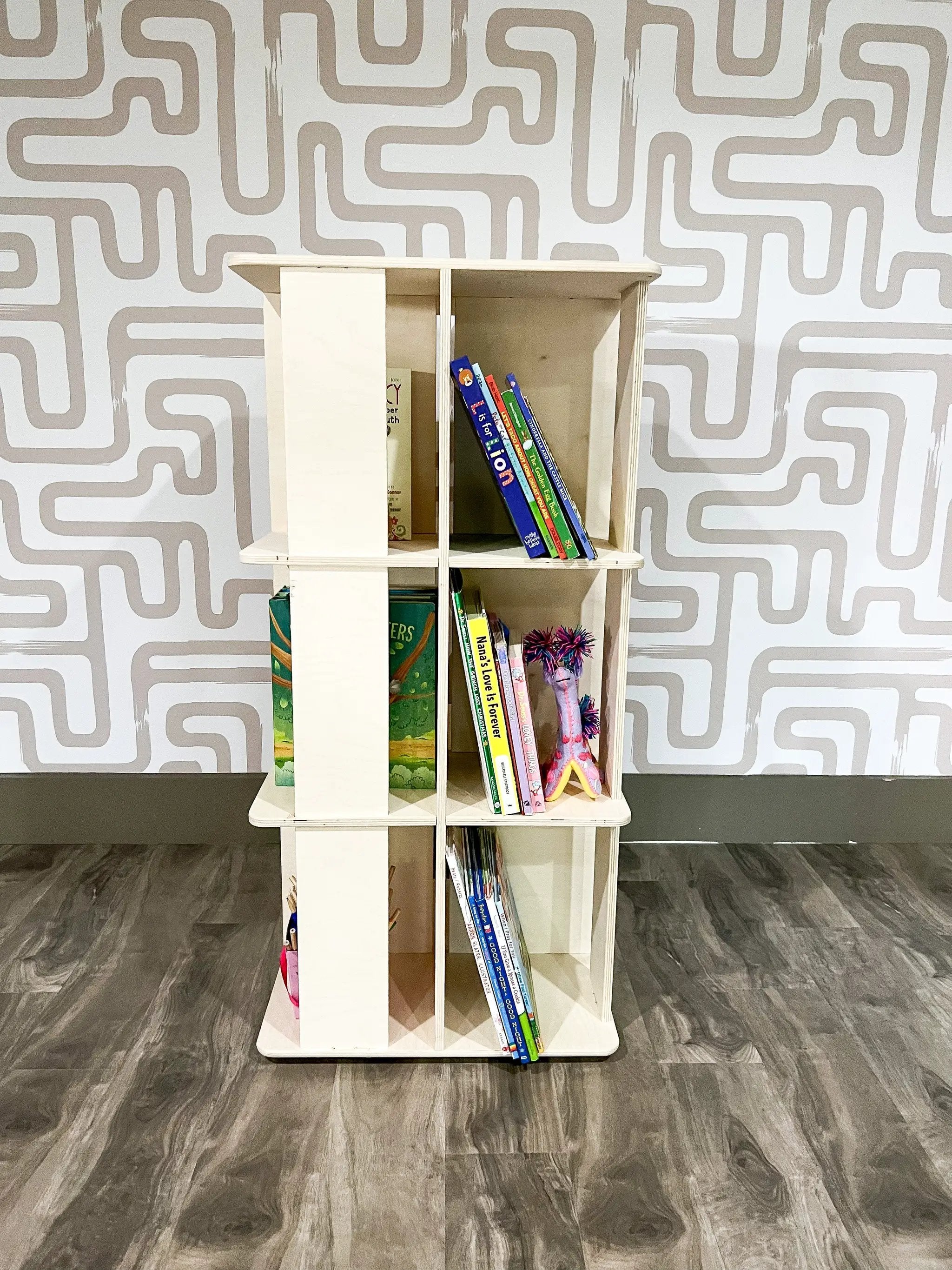 LAZY SUZAN- Rotating Bookshelf by Bush Acres