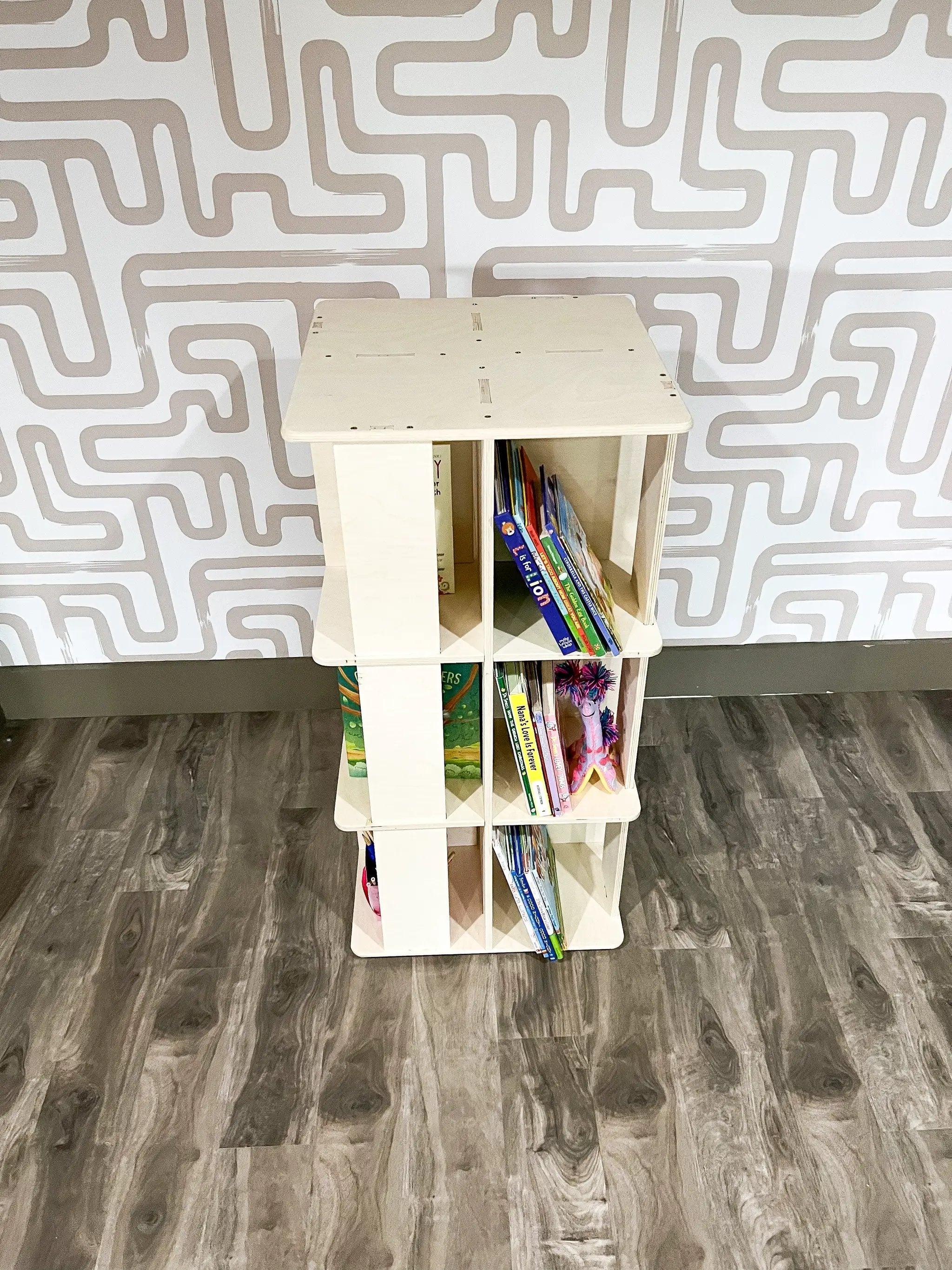 LAZY SUZAN- Rotating Bookshelf by Bush Acres