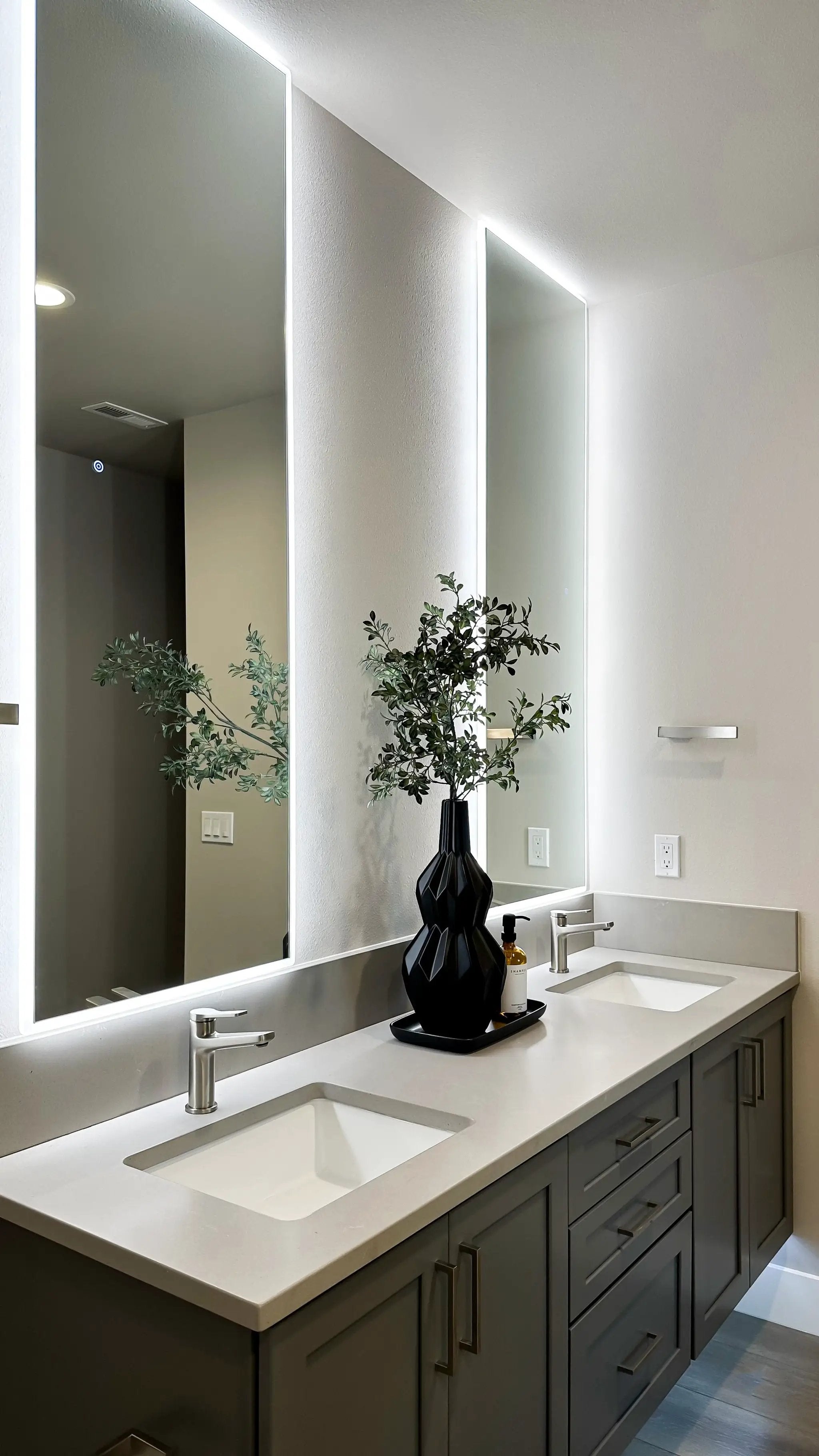 Zeek 65x22 LED Lighted Full Length Wall Mirror For Bedroom MA2265 by ZEEK
