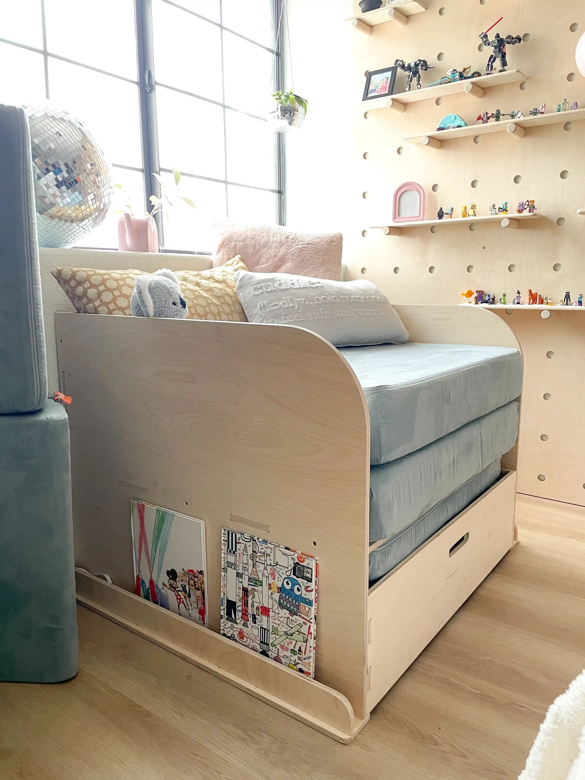 NICOLE- Play Cushion Daybed with Storage by Bush Acres
