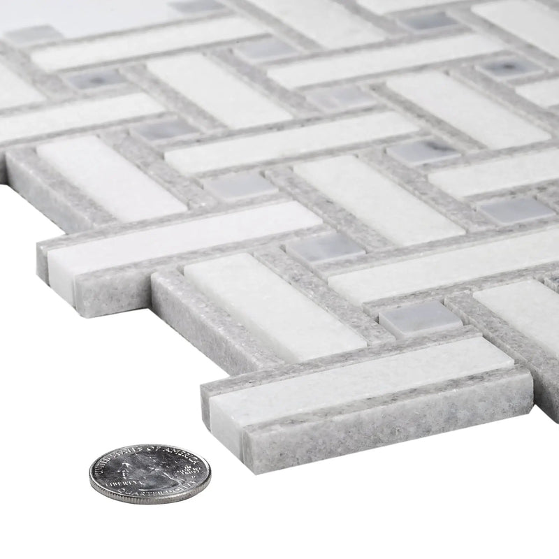 5-Pack Gray 10-in x 10-in Polished Natural Stone Floor and Wall Tile by Apollo Tile