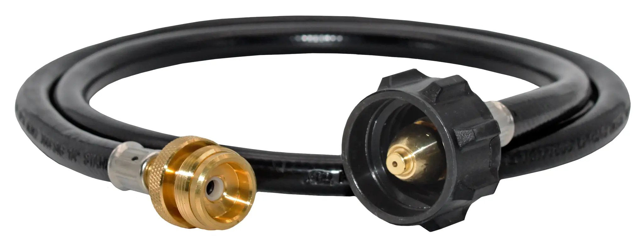 Flame King 4 Feet Propane Adapter Hose 1 lb to 20 lb Converter Replacement for QCC1 by Flame King Products