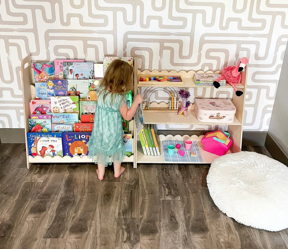 RAY+ROY- Scalloped Toy Shelf + Bookshelf, photo 3 of 18