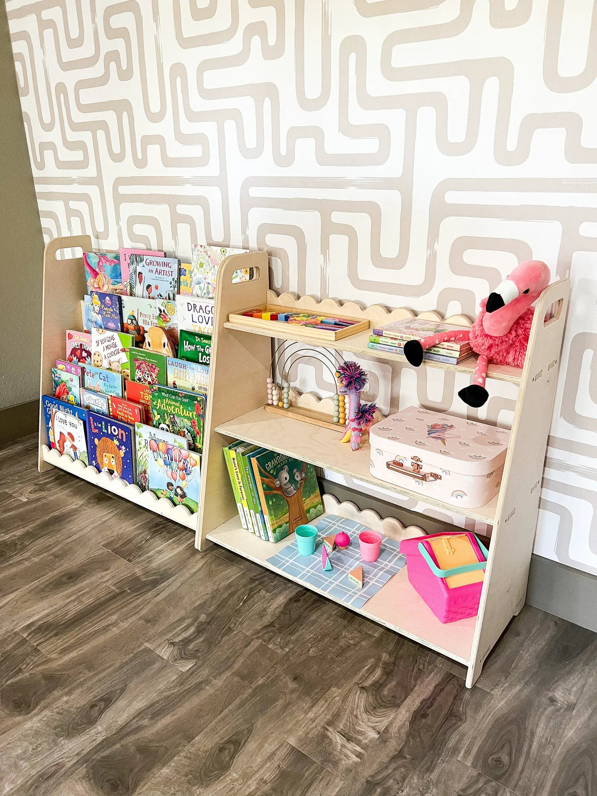 RAY+ROY- Scalloped Toy Shelf + Bookshelf, photo 7 of 18