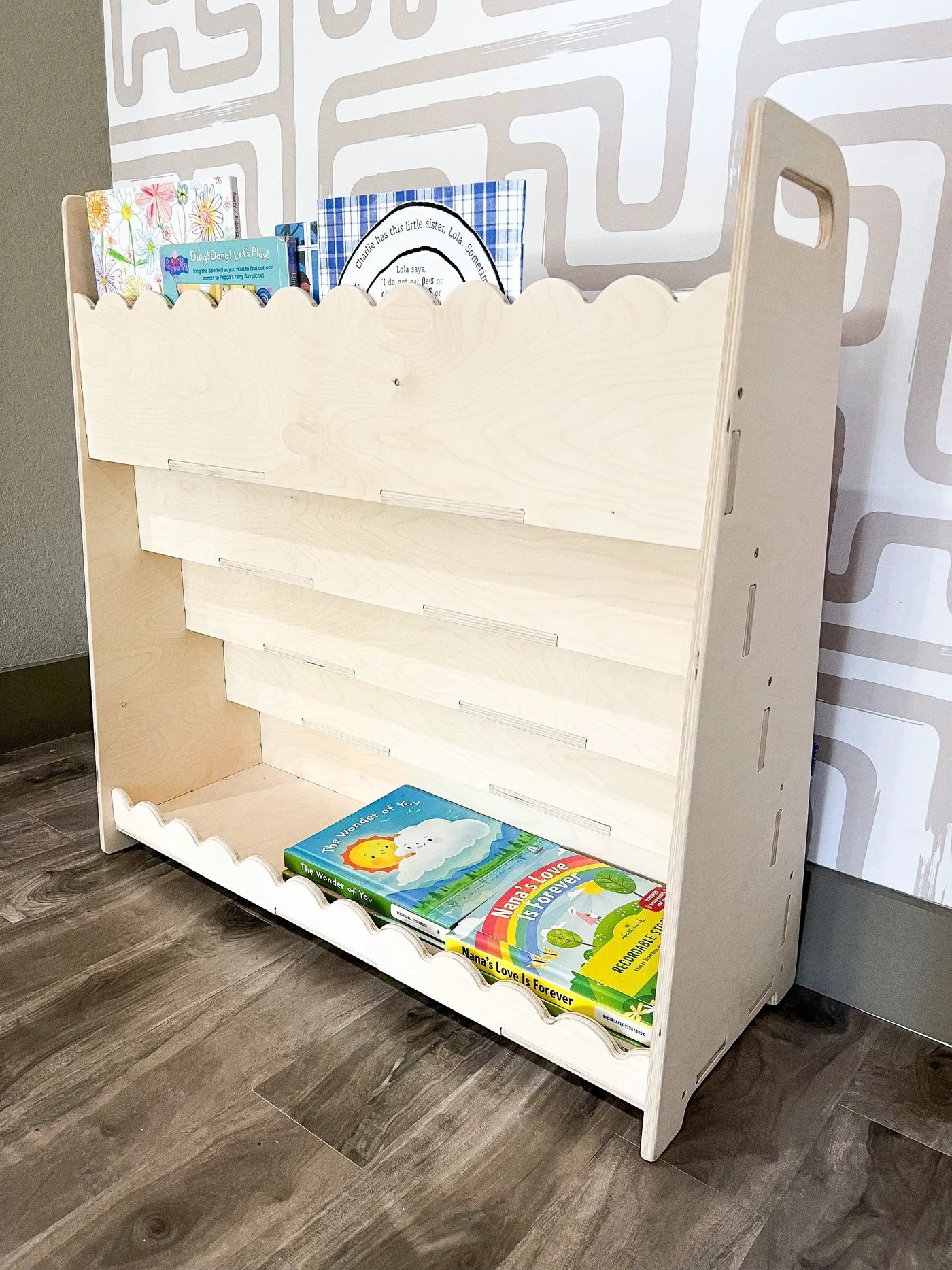 ROY - Scalloped Bookshelf by Bush Acres