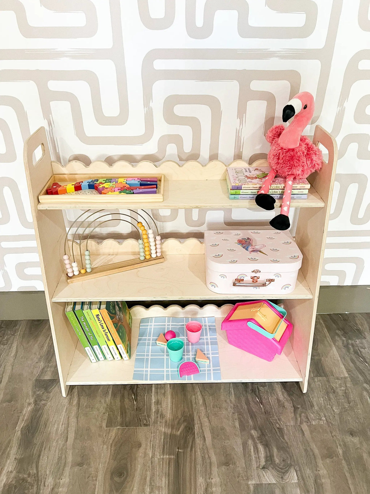 RAY- Scalloped Toy Shelf, photo 3 of 9