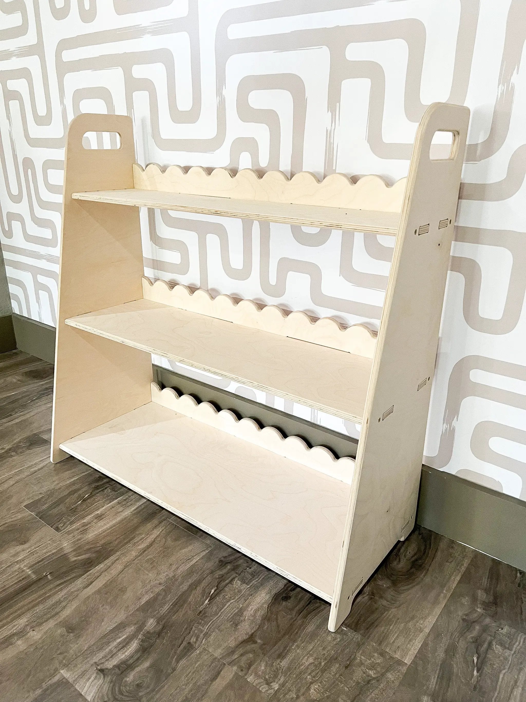 RAY- Scalloped Toy Shelf by Bush Acres