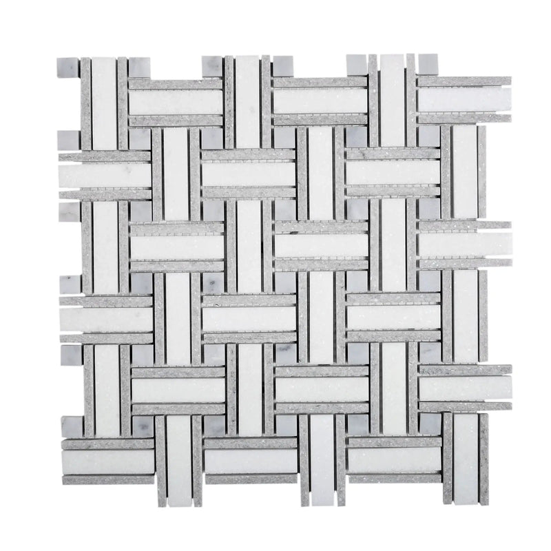 5-Pack Gray 10-in x 10-in Polished Natural Stone Floor and Wall Tile by Apollo Tile