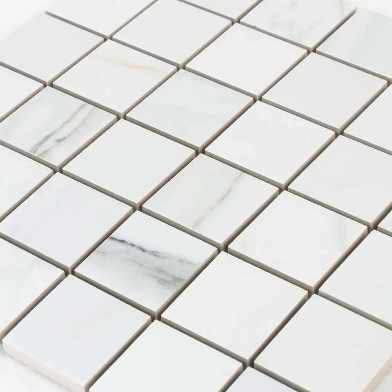 White 12x12 Matte Uniform Square Porcelain Mosaic Tile (11 pack, 10.76 sq ft/case) by Apollo Tile