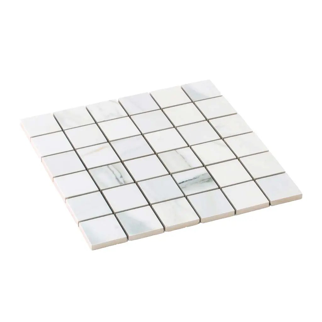 White 12x12 Matte Uniform Square Porcelain Mosaic Tile (11 pack, 10.76 sq ft/case) by Apollo Tile