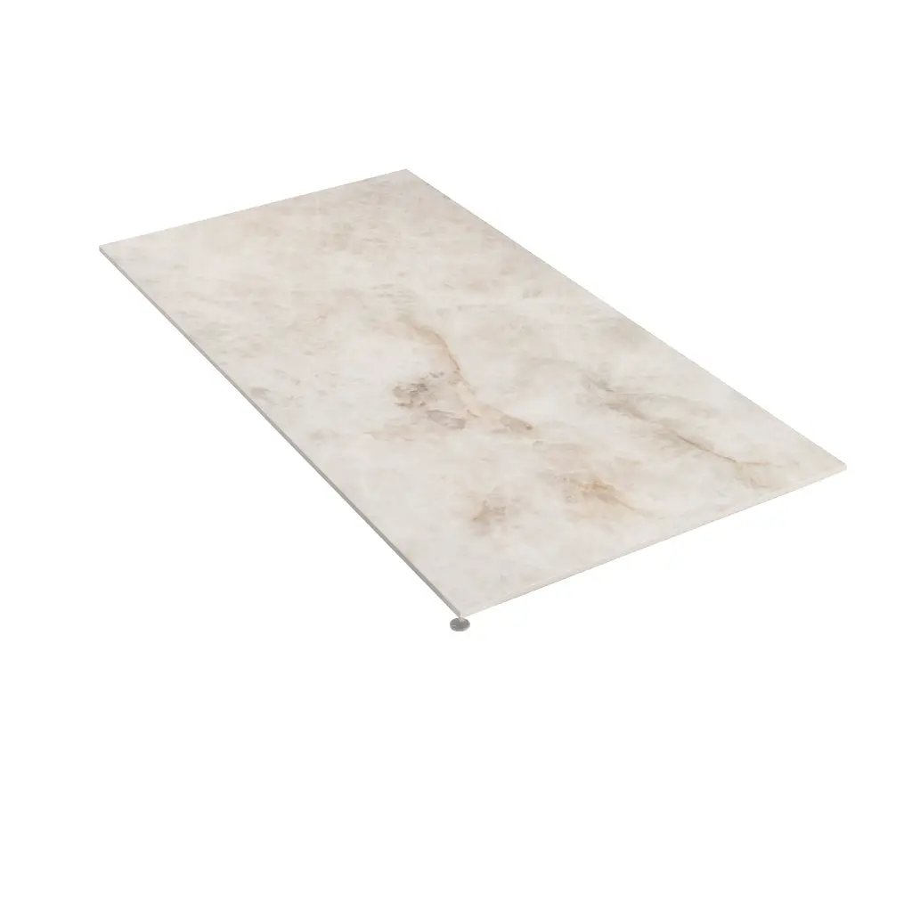 Light Cream Beige 24x48 Lappato Porcelain Large Format Tile (2 pack, 15.5 sq ft/case) by Apollo Tile