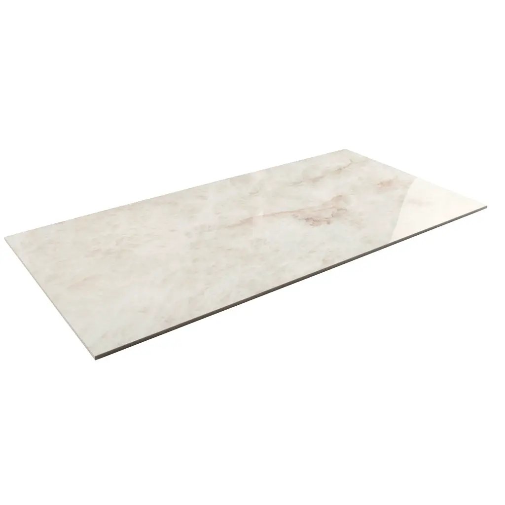 Soft Alabaster White 24x48 Lappato Porcelain Large Format Tile (2 pack, 15.5 sq ft/case) by Apollo Tile