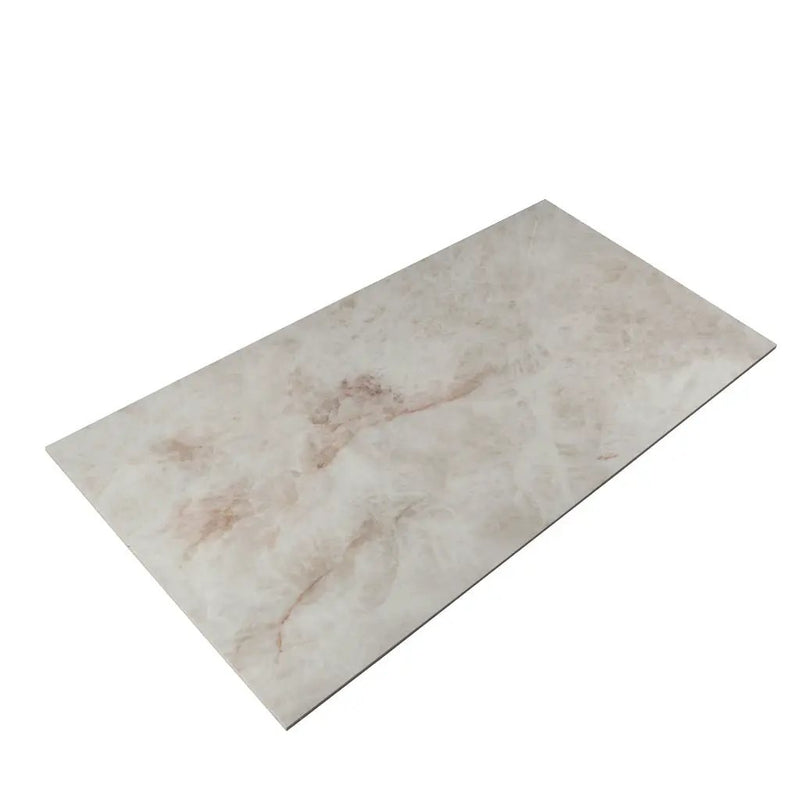 Soft Alabaster White 24x48 Lappato Porcelain Large Format Tile (2 pack, 15.5 sq ft/case) by Apollo Tile