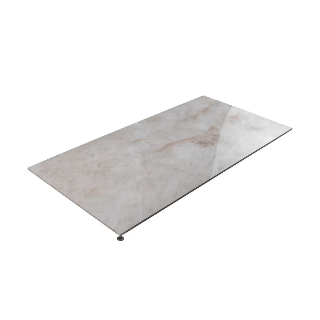 Soft Alabaster White 24x48 Lappato Porcelain Large Format Tile (2 pack, 15.5 sq ft/case) by Apollo Tile