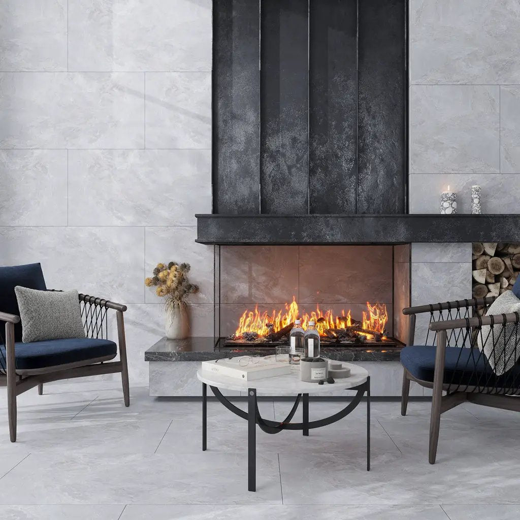 Gray 24x48 Matte Porcelain Large Format Tile (2 pack, 15.55 sq ft/case) by Apollo Tile