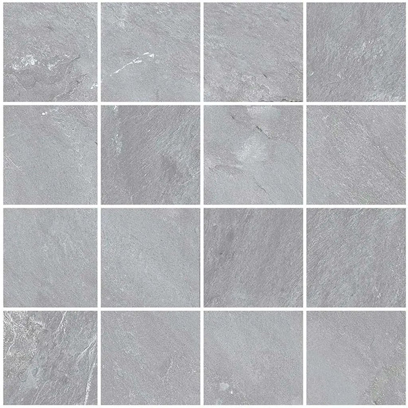 Gray 12x12 Matte Uniform Square Porcelain Mosaic Tile (11 pack, 10.65 sq ft/case)