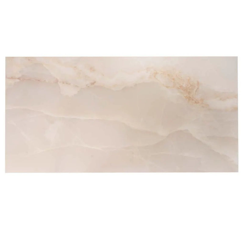 Crepe Pink 24x48 Lappato Porcelain Large Format Tile (2 pack, 15.5 sq ft/case) by Apollo Tile